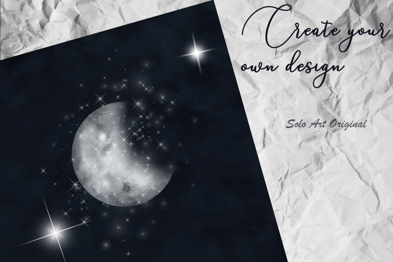 moon-phases-space-background-starry-night-clipart