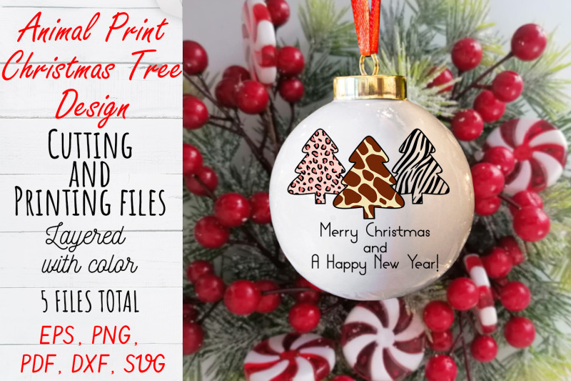 animal-print-christmas-tree-svg-dxf-cut-files