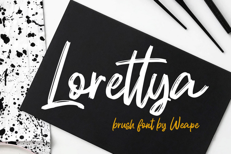 lorettya-brush-font