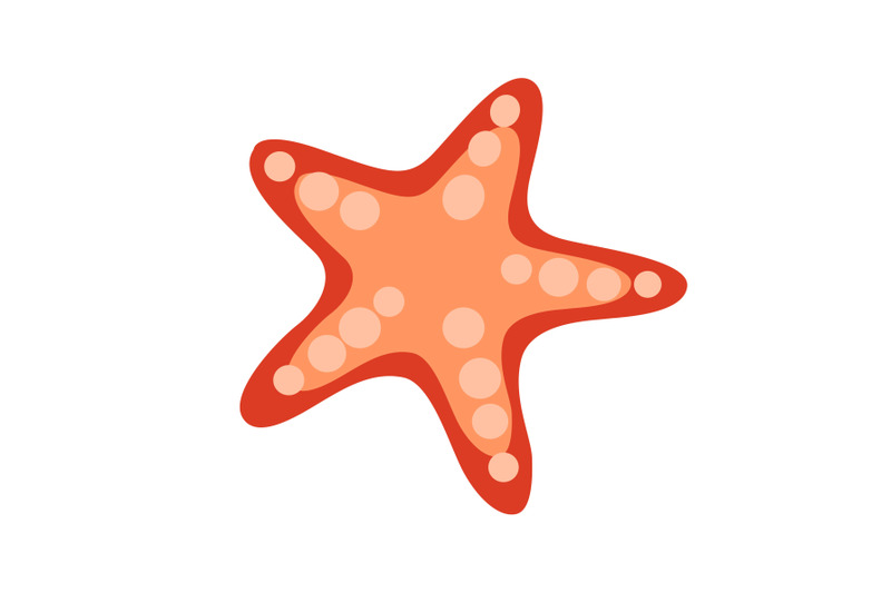 starfish-beach-vector-illustration