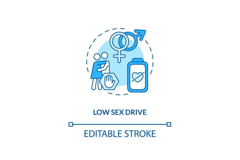 low-sex-drive-concept-icon