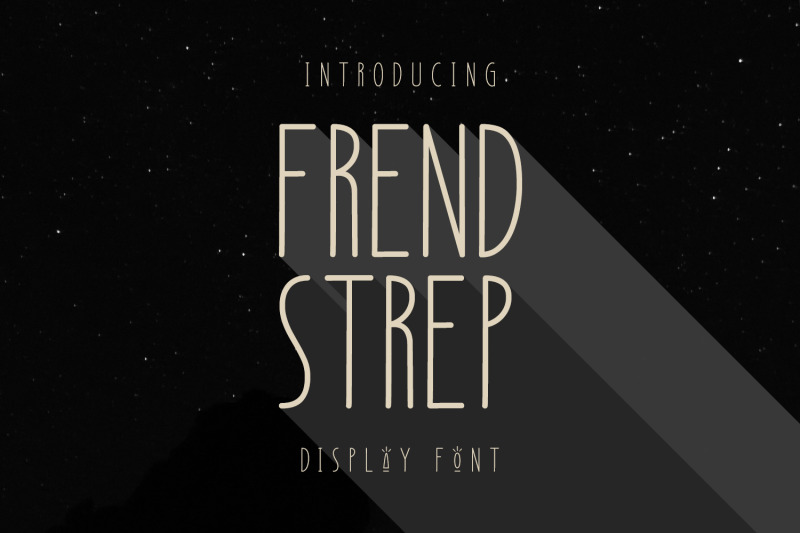 frend-strep-display-font