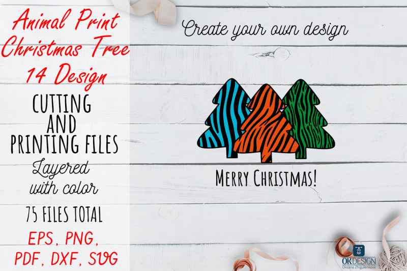 animal-print-christmas-tree-svg-dxf-cut-files