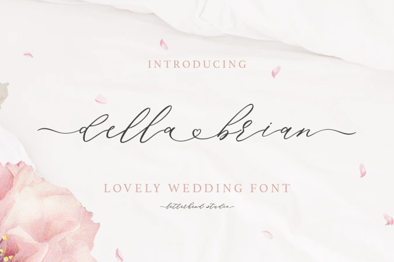 della-brian-lovely-wedding-font