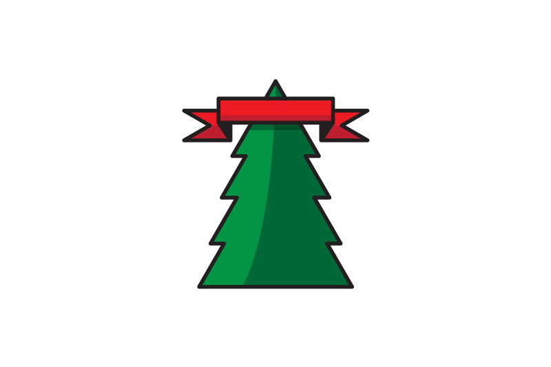 tagged-tree-christmas-icon