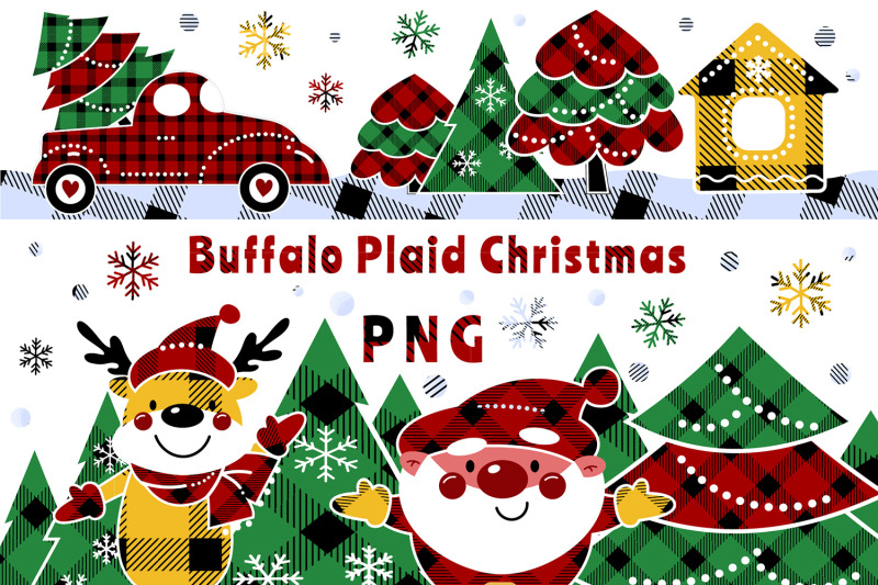 buffalo-plaid-christmas-png-24