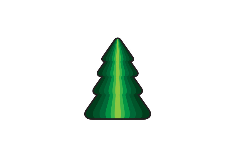 gradient-pine-tree-christmas-icon