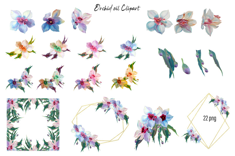 orchid-flowers-clipart-tropical-floral