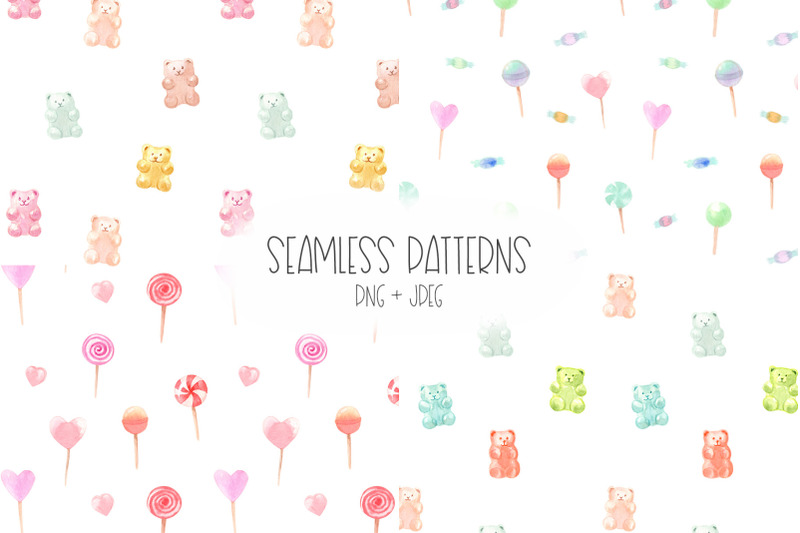 watercolor-candy-valentine-039-s-day-patterns-and-cliparts