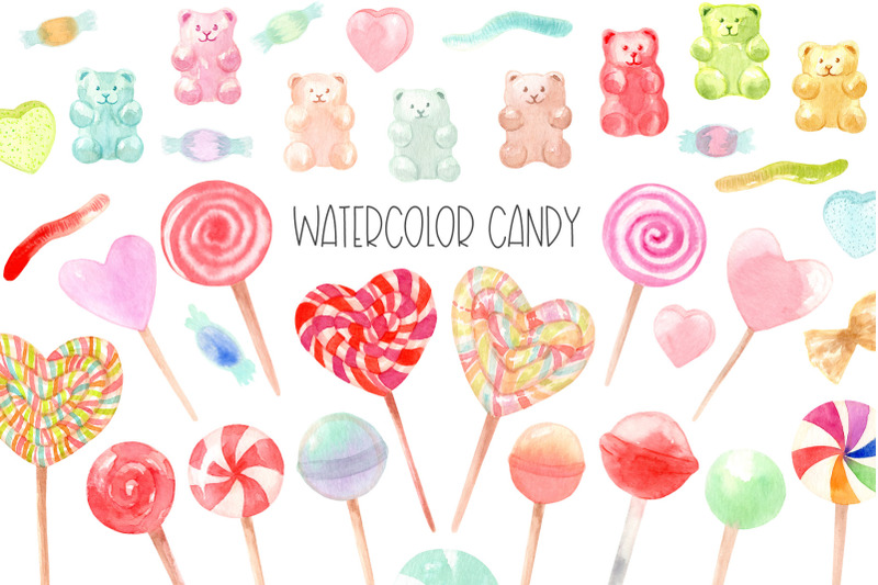 watercolor-candy-valentine-039-s-day-patterns-and-cliparts