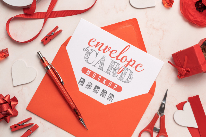 red-envelope-with-white-card-mockup