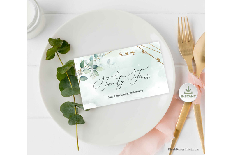 anys-wedding-place-cards-editable-templates-eucalyptus-greenery-boho