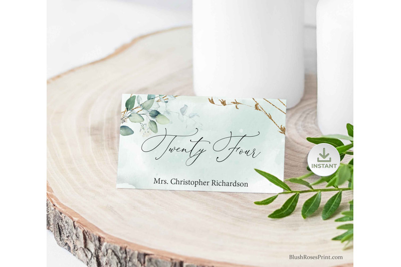 anys-wedding-place-cards-editable-templates-eucalyptus-greenery-boho