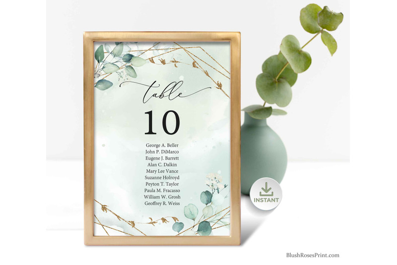 anys-wedding-table-number-cards-editable-templates-greenery-gold-diy