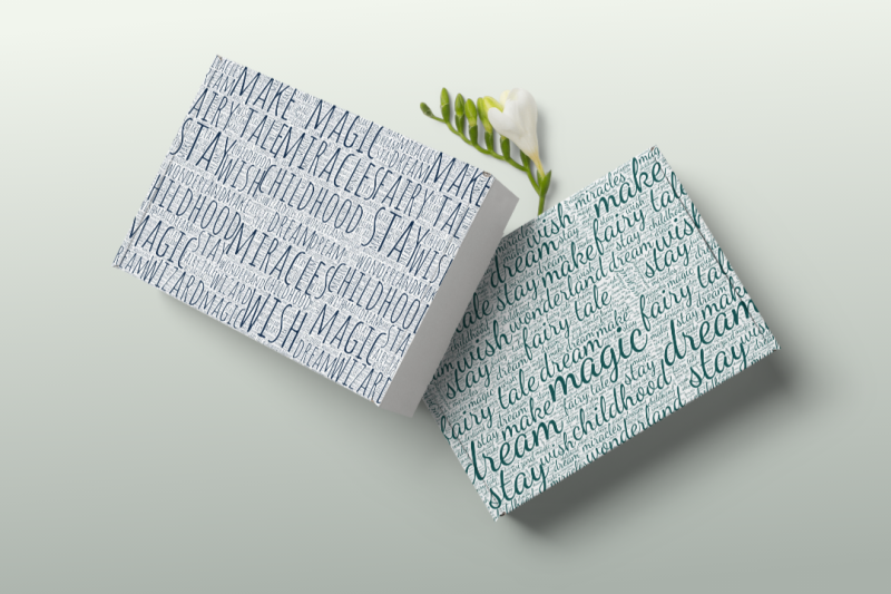 set-of-seamless-backgrounds-with-words