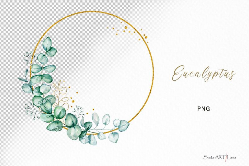 watercolor-eucalyptus-wreath-clipart