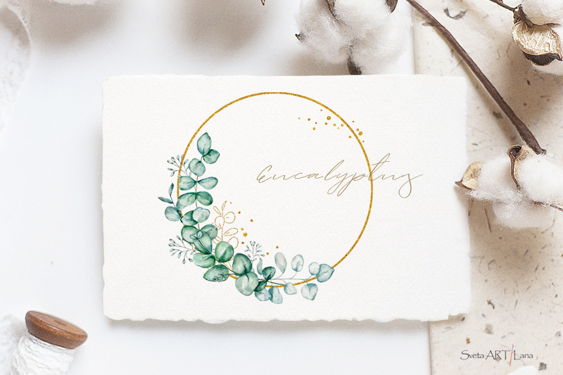 watercolor-eucalyptus-wreath-clipart