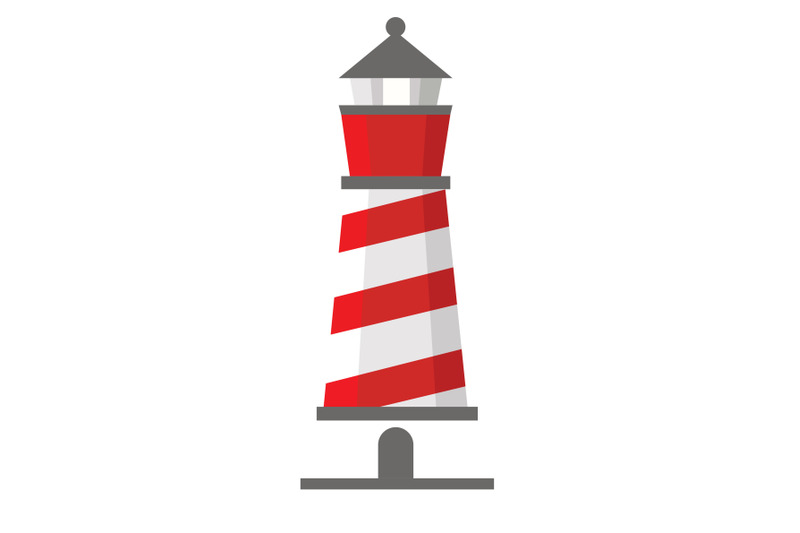lighthouse-beach-vector-illustration