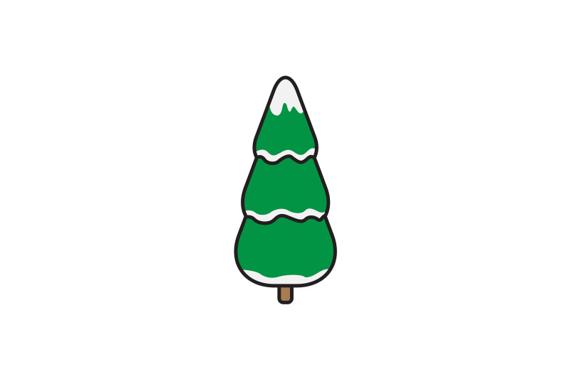 snowy-cyprus-tree-christmas-icon