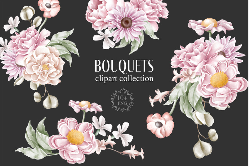 bouquets-clipart-collection