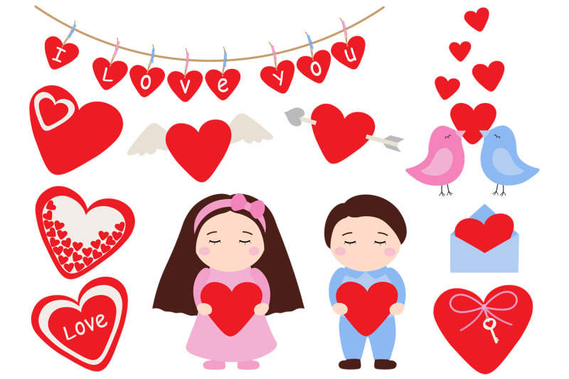 valentine-039-s-day-boy-girl-birds-hearts-valentine-039-s-day-svg