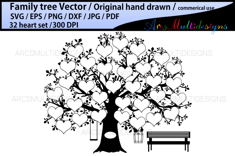 family-tree-32-heart-template