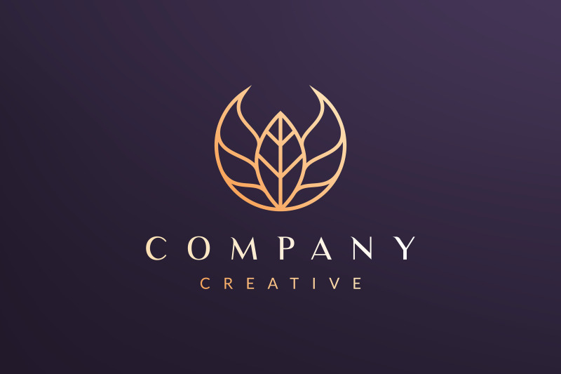 leaf-circle-logo-concept-luxury-style