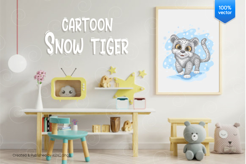 cartoon-snow-tiger