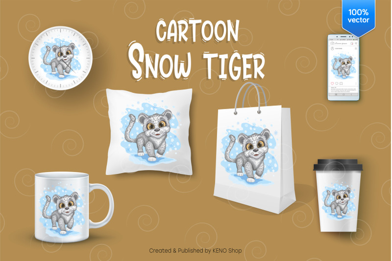 cartoon-snow-tiger