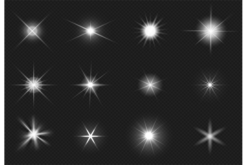 flares-and-sparkling-stars-effect-white-light-burst-shiny-glare-mag