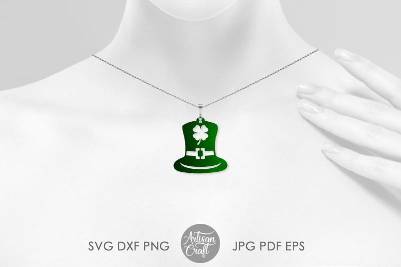 st-patrick-039-s-day-earrings-leprechaun-hat-svg-cut-file