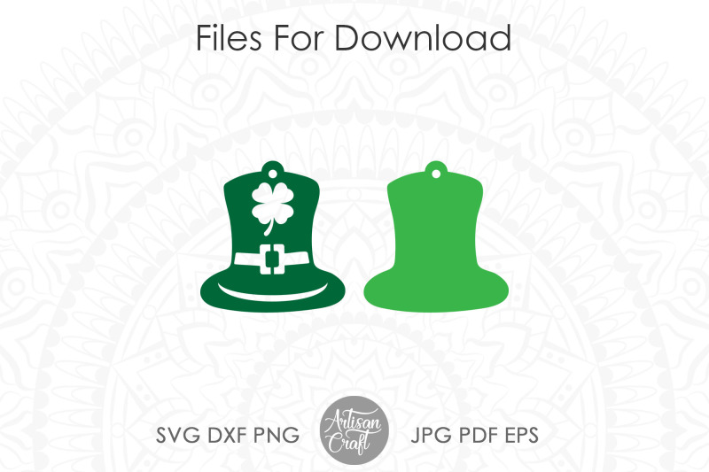 st-patrick-039-s-day-earrings-leprechaun-hat-svg-cut-file