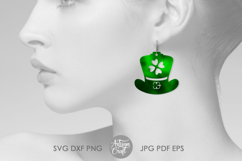 st-patrick-039-s-earrings-leprechaun-hat-svg-cut-file