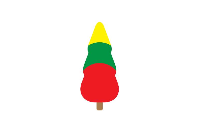 three-color-tree-christmas-icon