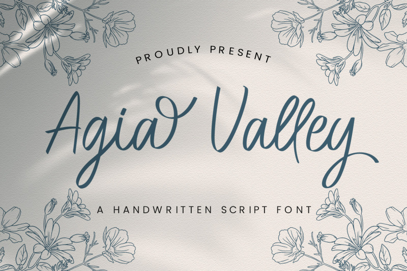 agia-valley-handwritten-font