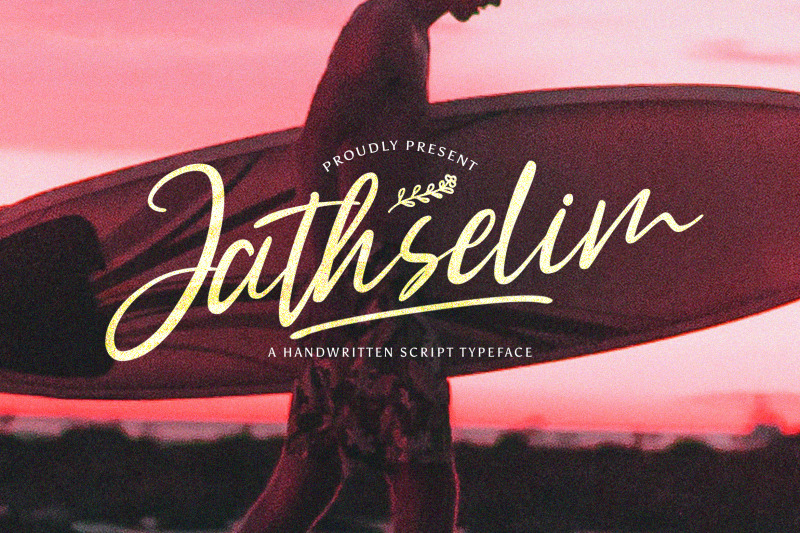 jathselim-handwritten-font