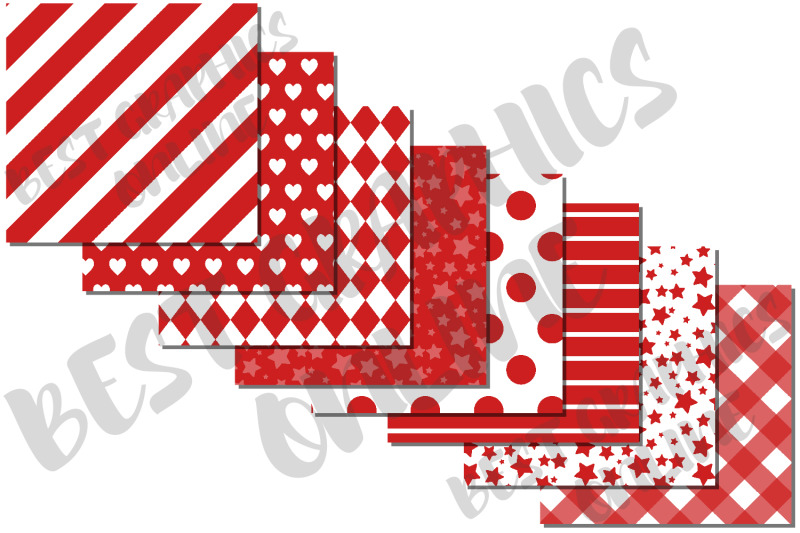 mixed-red-digital-papers-stripes-hearts-chevron-paper-pack