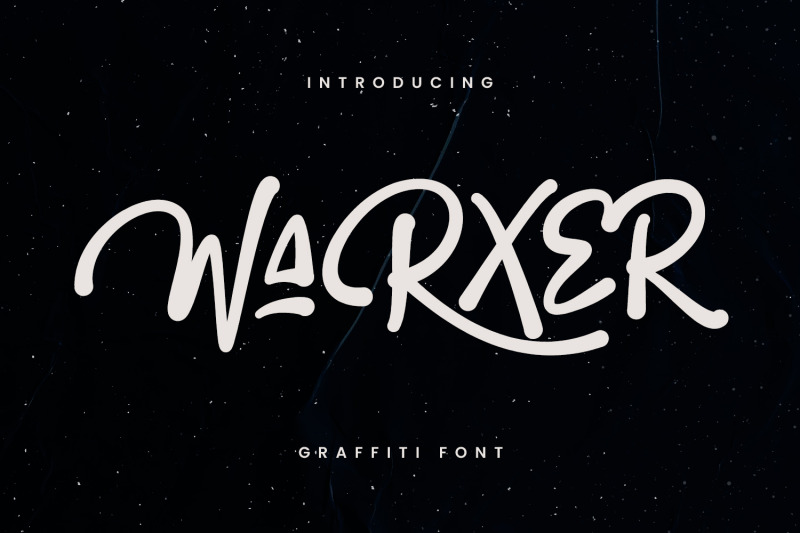 warxer-graffiti-font