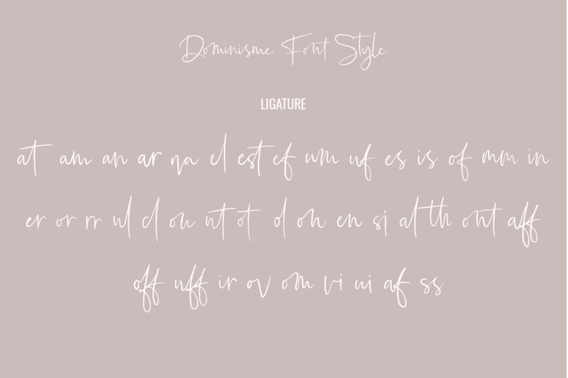 dominisme-handwritten-font
