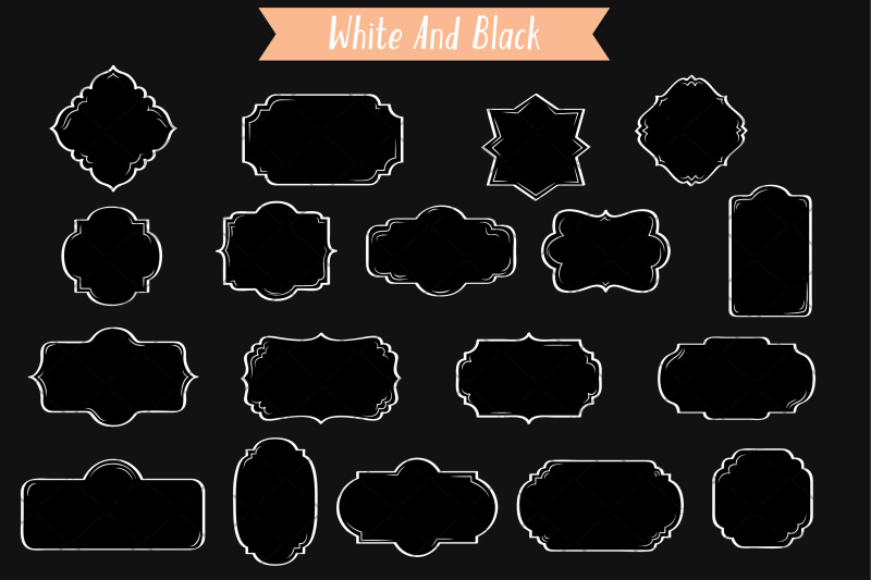vintage-frames-deco-white-decorative-border-retro-labels