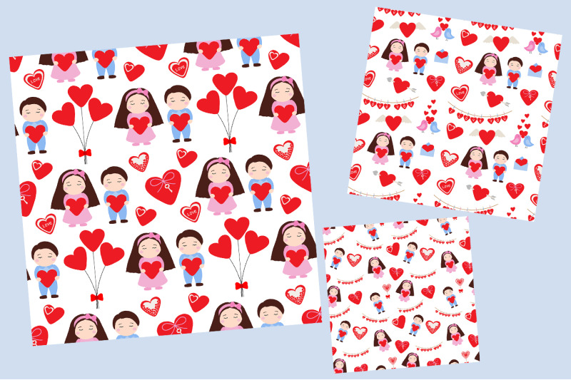 valentine-039-s-day-pattern-boy-girl-pattern-valentine-039-s-svg