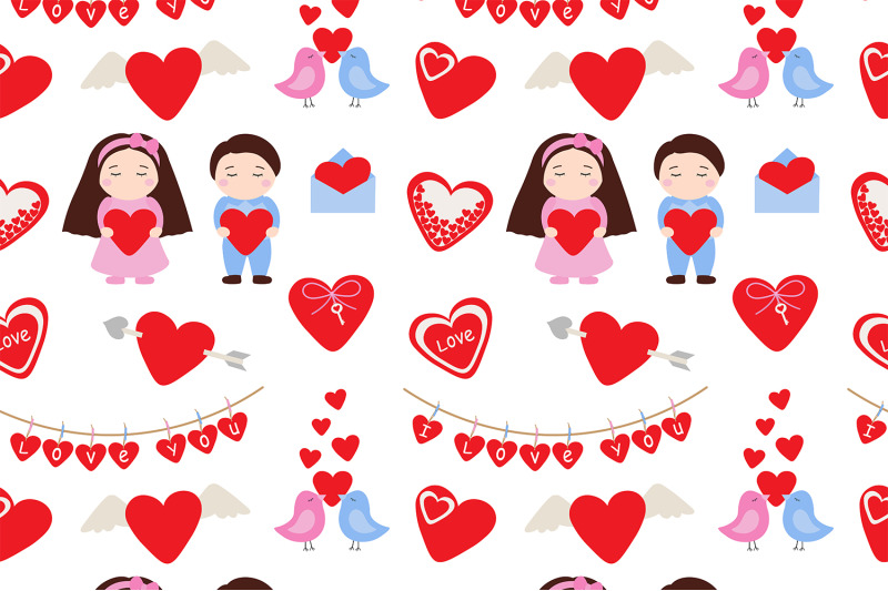 valentine-039-s-day-pattern-boy-girl-pattern-valentine-039-s-svg