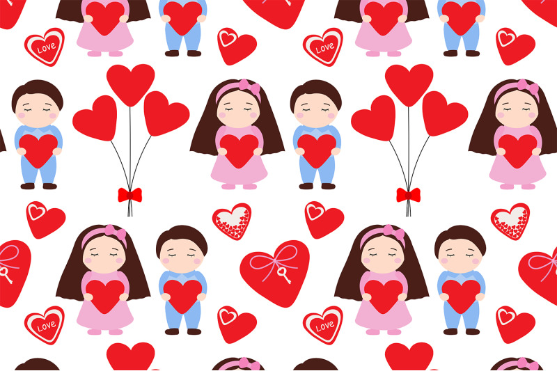 valentine-039-s-day-pattern-boy-girl-pattern-valentine-039-s-svg