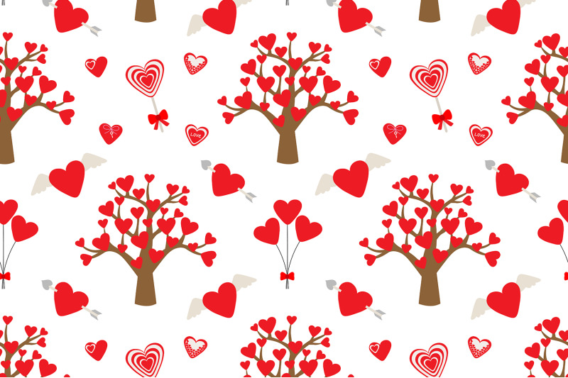 valentine-039-s-day-pattern-hearts-pattern-love-birds-pattern