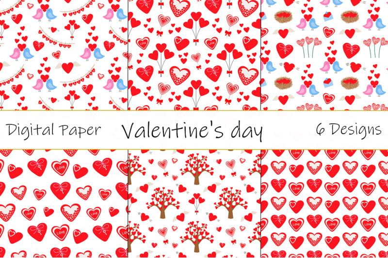 valentine-039-s-day-pattern-hearts-pattern-love-birds-pattern