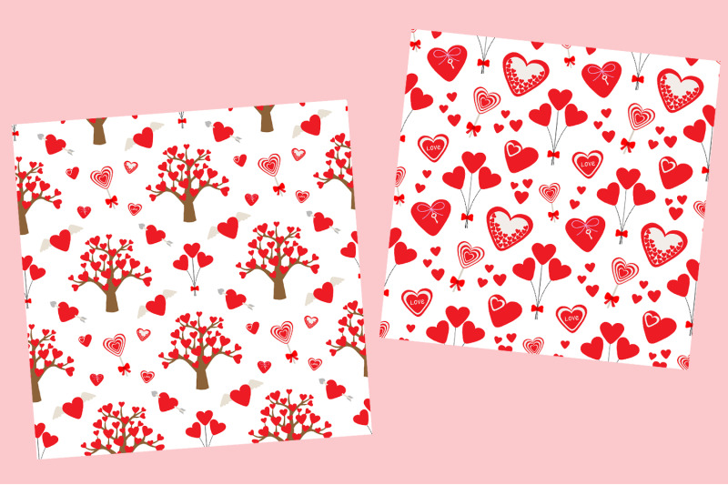 valentine-039-s-day-pattern-hearts-pattern-love-birds-pattern