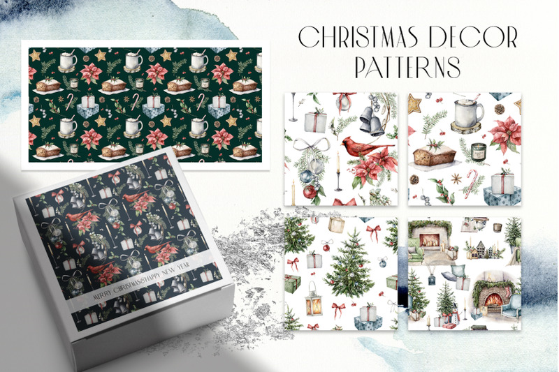 120-classic-and-abstract-watercolor-christmas-patterns