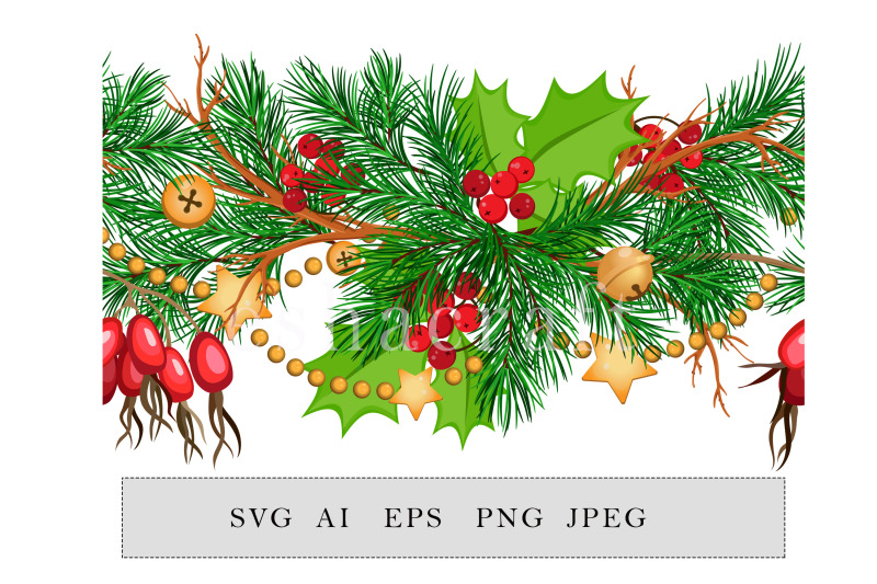 christmas-seamless-pattern-with-fir-branches-berry