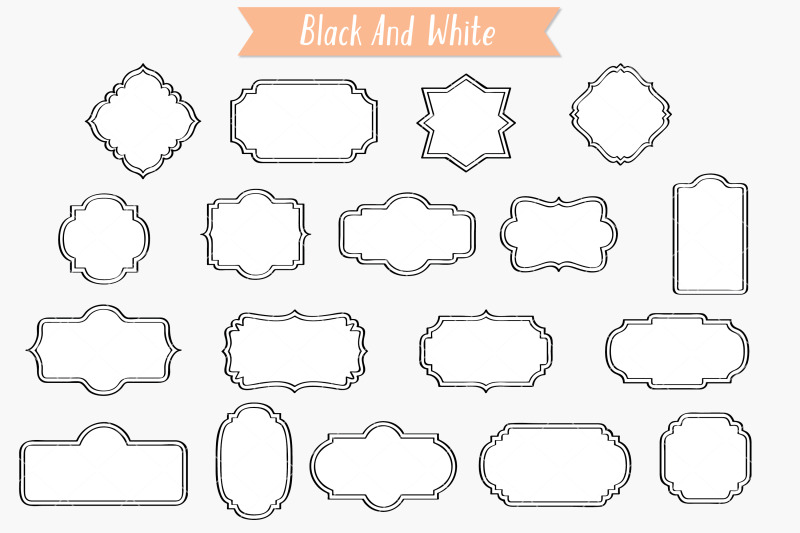 vintage-frames-double-decorative-border-retro-labels