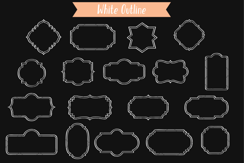 vintage-frames-double-white-decorative-border-retro-labels